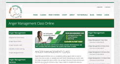 Desktop Screenshot of angermanagementonline.com