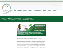 Tablet Screenshot of angermanagementonline.com